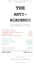 The Anti Academic: A Founder's Story