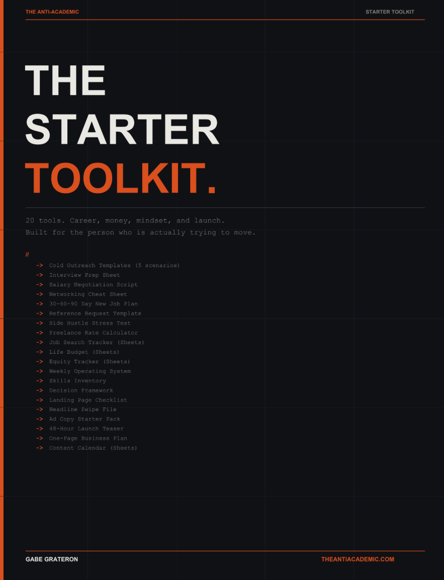 The Starter Toolkit