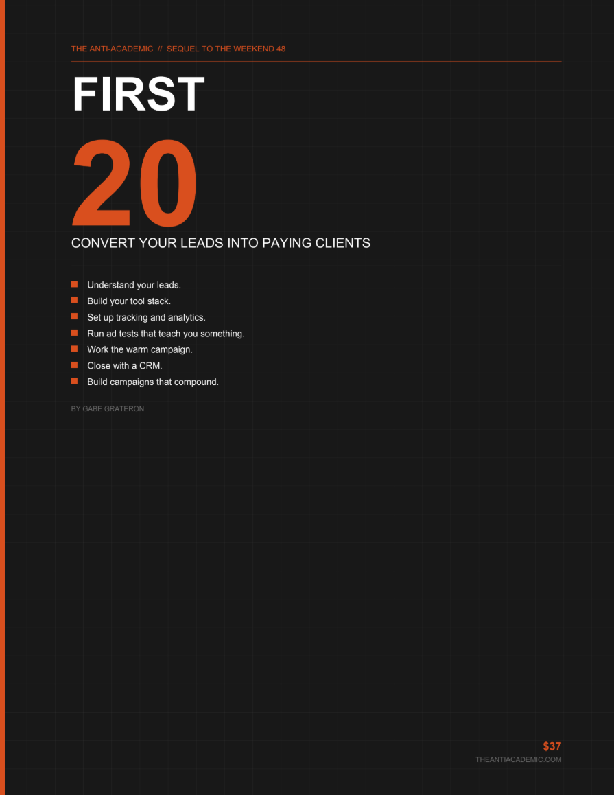 The First 20